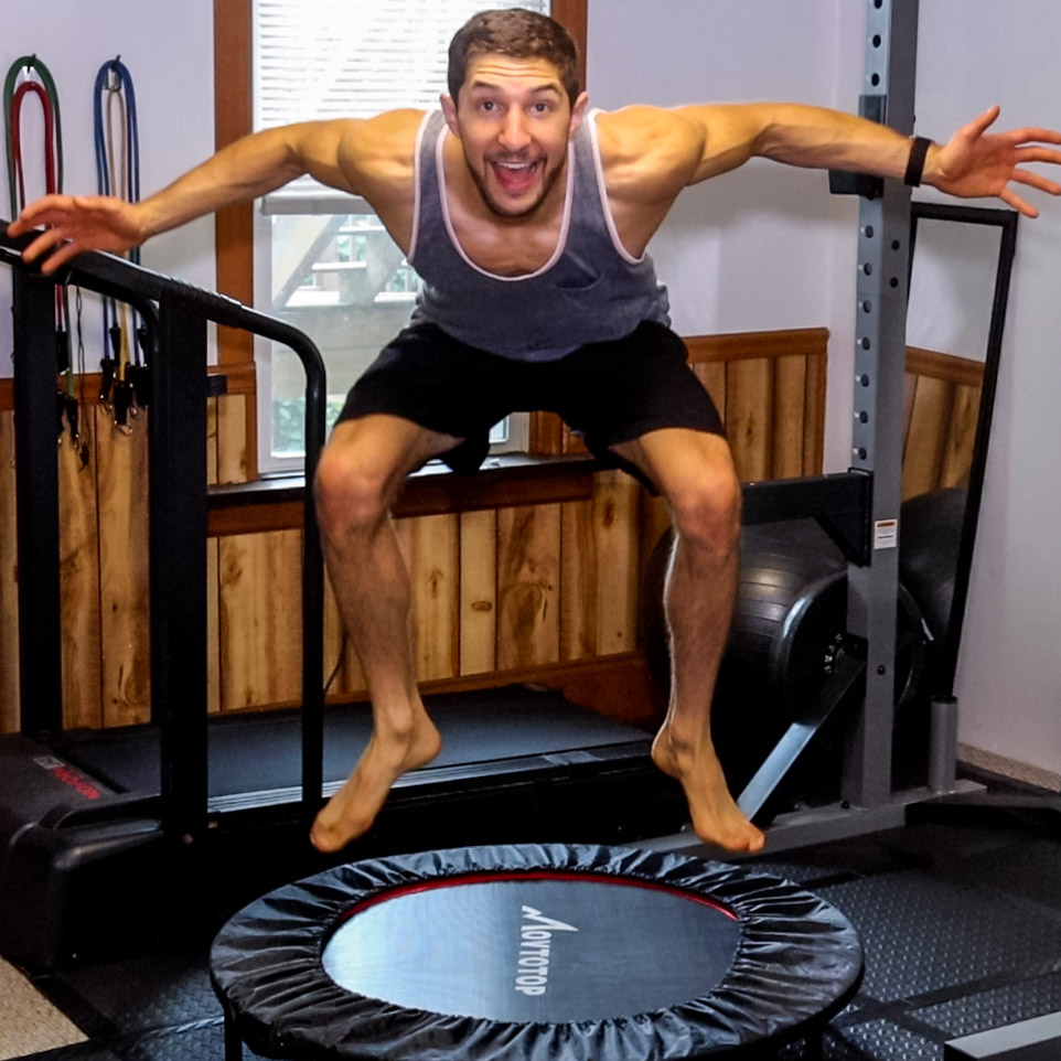 trampoline exercise - have fun and get fit