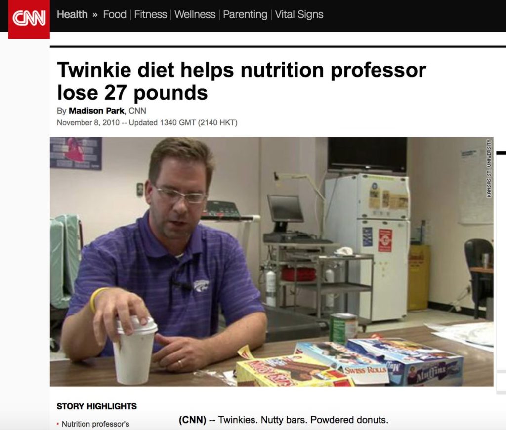 calories vs. clean eating. how to lose weight on the twinkie diet with professor mark haub, phd